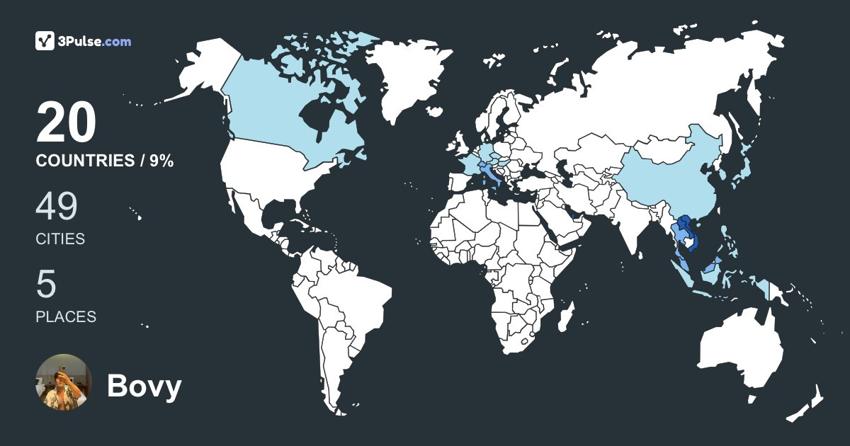 Изображение Карты путешествий Bovy Vps