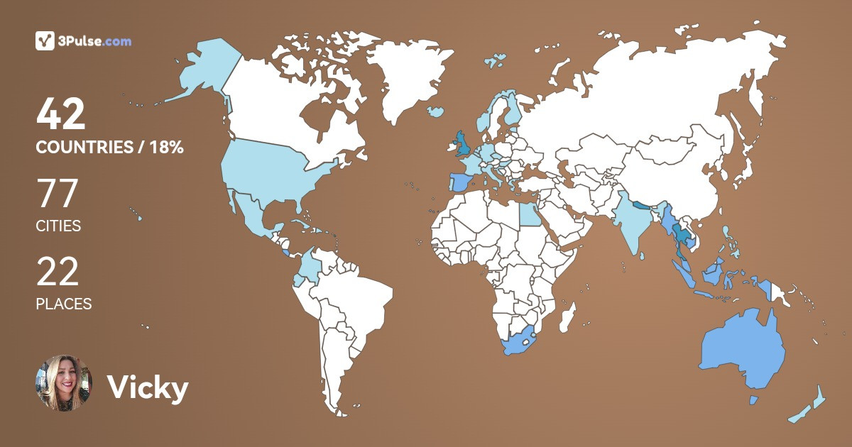 Изображение Карты путешествий Vicky Jayne