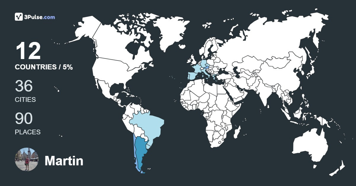 Изображение Карты путешествий Martin Lillo