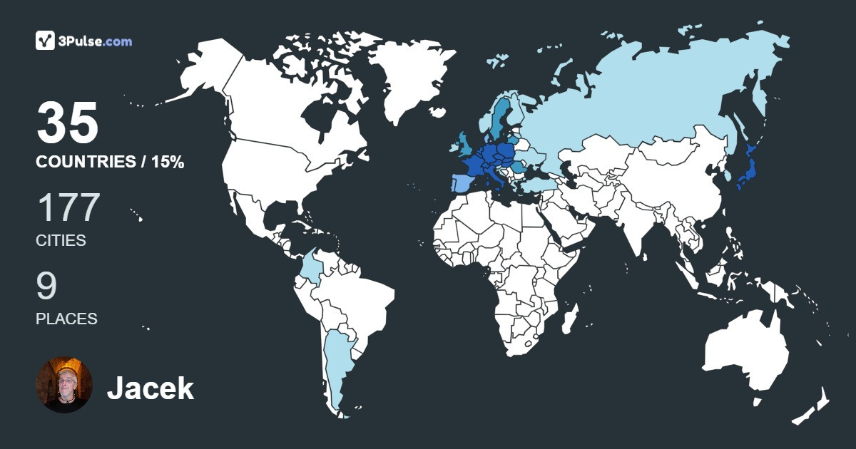 Изображение Карты путешествий Jacek Wesołowski