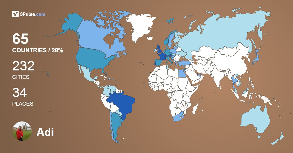 Изображение Карты путешествий Adi Tonolli