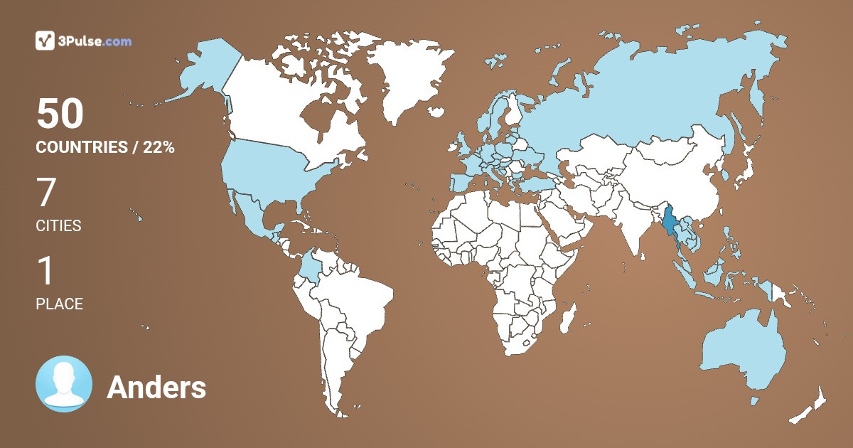 Изображение Карты путешествий Anders S. H.