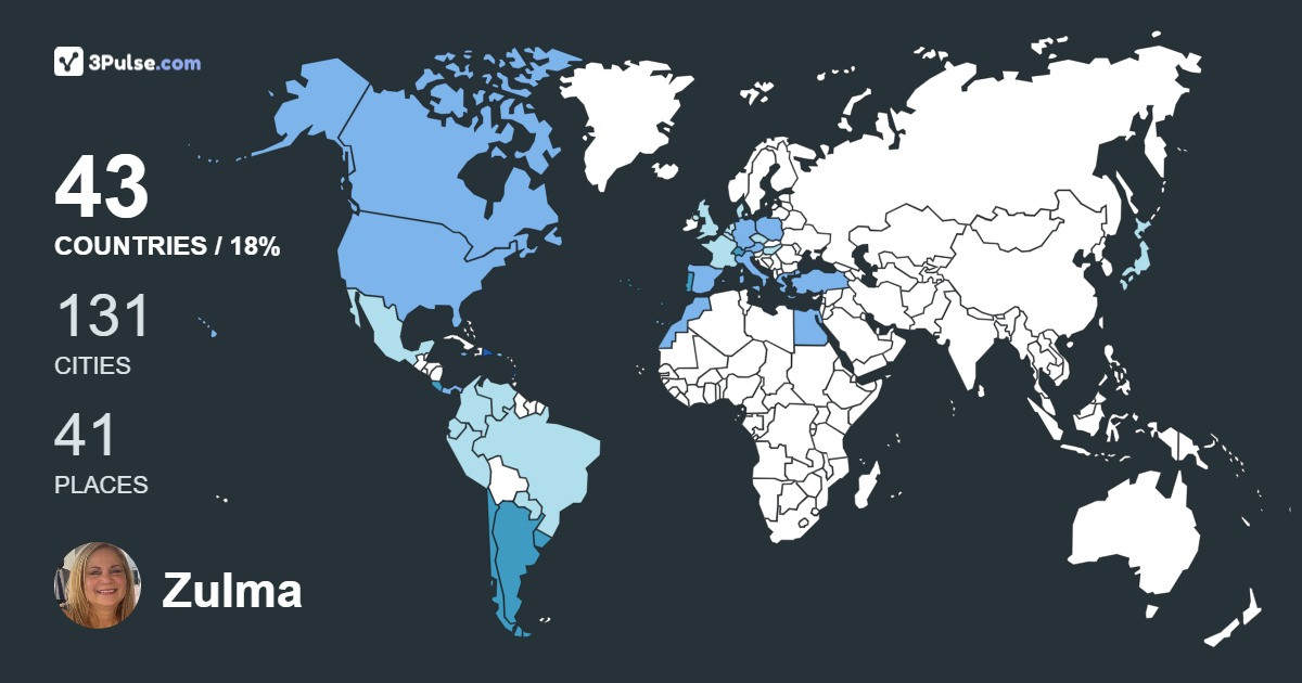 Изображение Карты путешествий Zulma Lozano