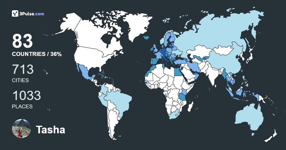 Изображение Карты путешествий Tasha Schumi