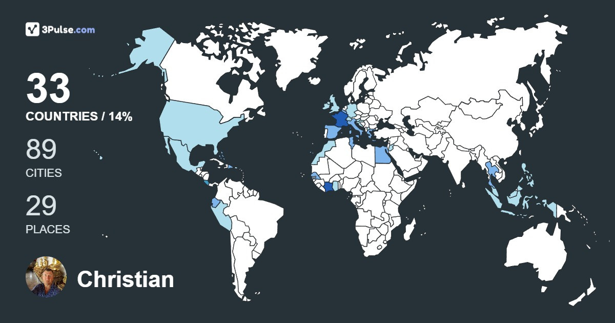 Изображение Карты путешествий Christian Duvert