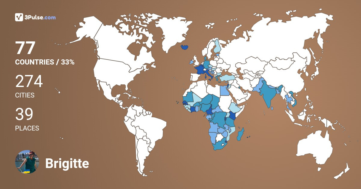 Изображение Карты путешествий Brigitte Socquet