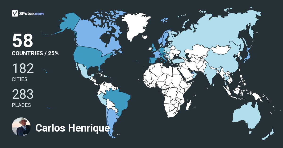 Изображение Карты путешествий Carlos Henrique Barbosa Nunes