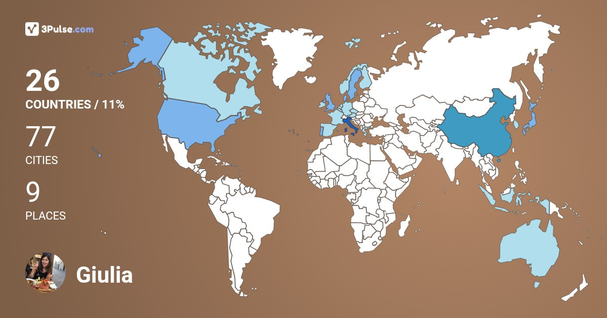 Изображение Карты путешествий Giulia Fal