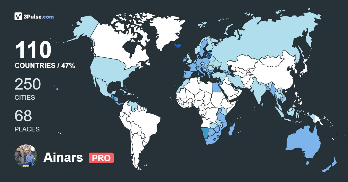 Изображение Карты путешествий Ainars Vladimirovs