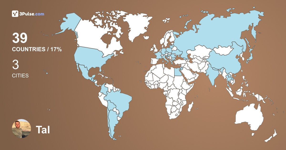 Изображение Карты путешествий Tal Ben Dror