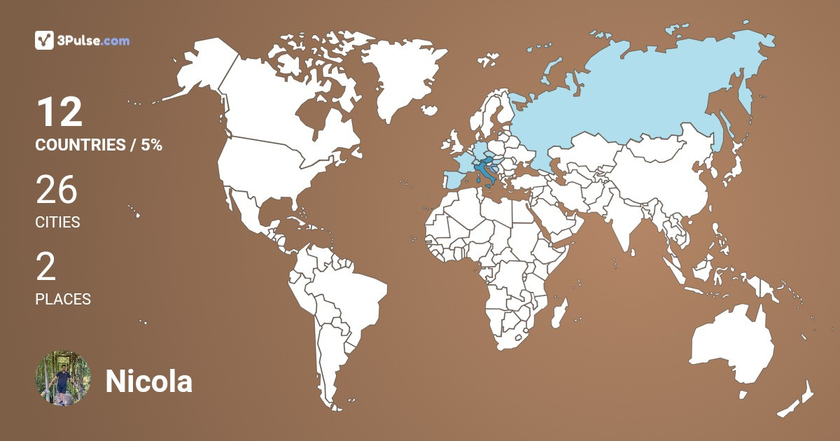 Изображение Карты путешествий Nicola Chiribella