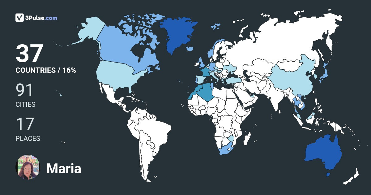 Изображение Карты путешествий Maria Gaspar