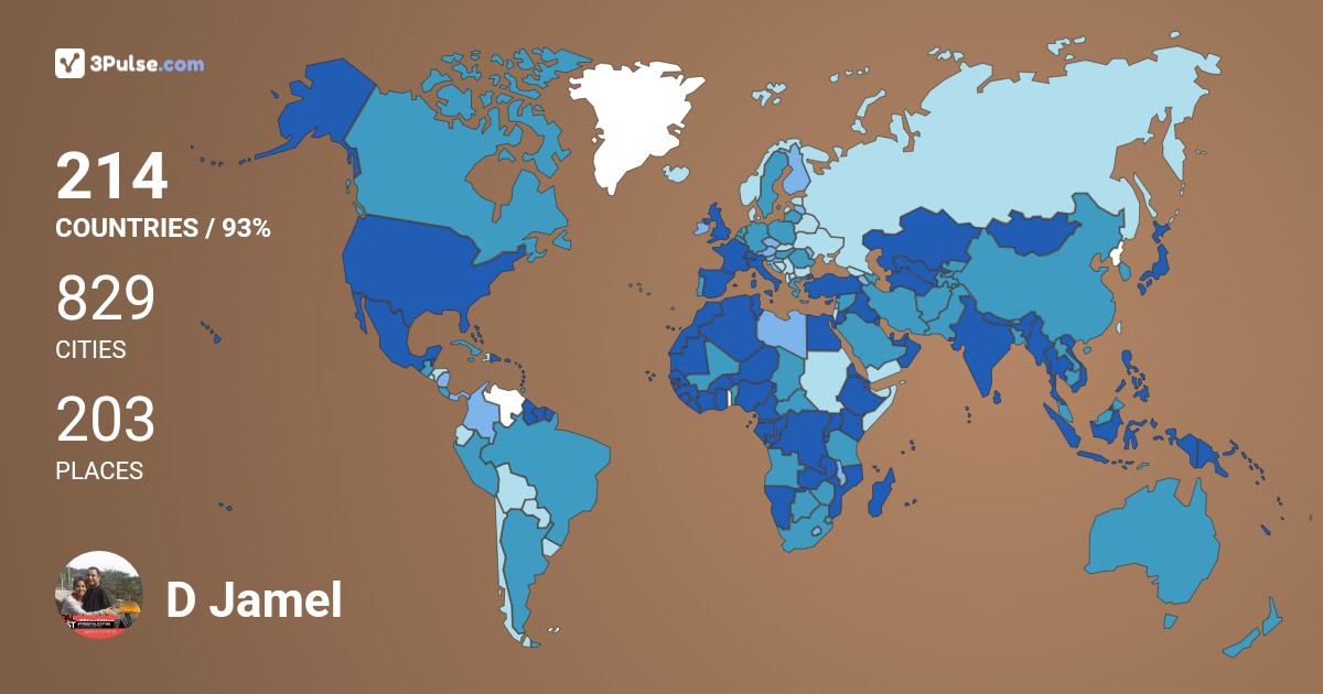 Изображение Карты путешествий D Jamel Clas