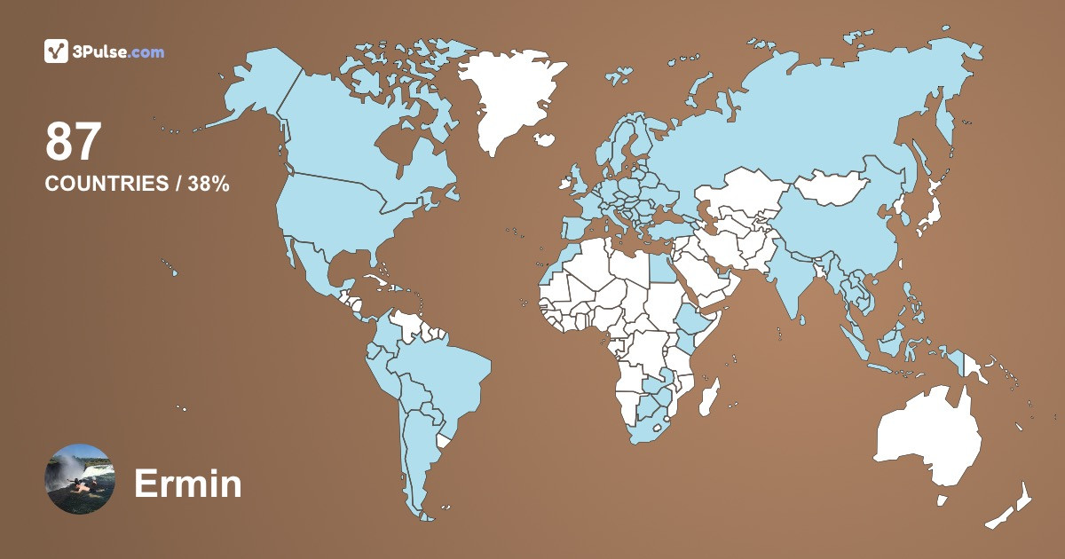 Изображение Карты путешествий Ermin Hadzic
