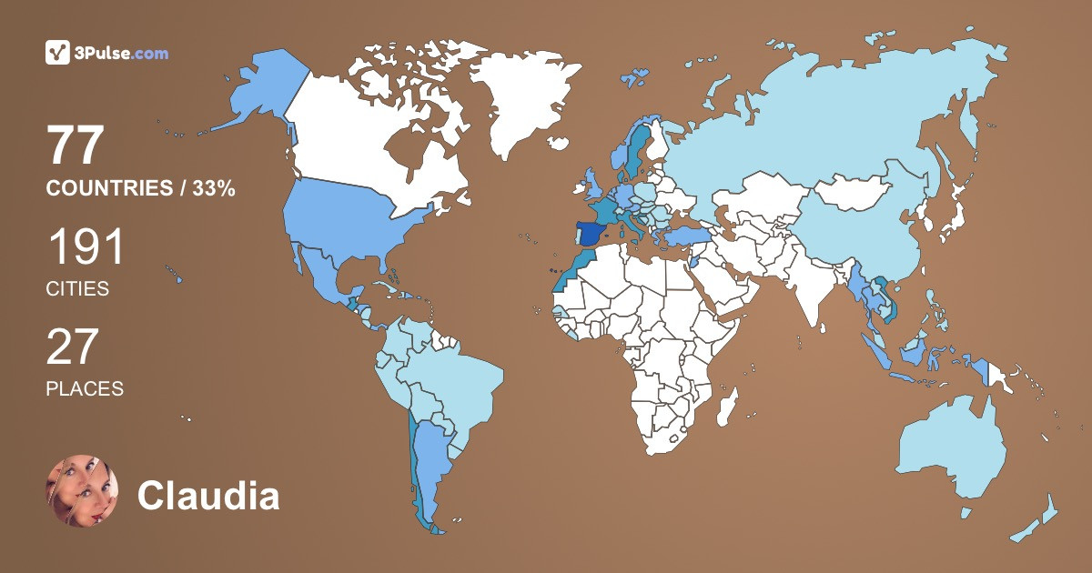 Изображение Карты путешествий Claudia Moreno