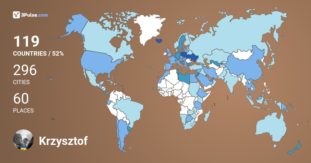 Изображение Карты путешествий Krzysztof Siedlecki