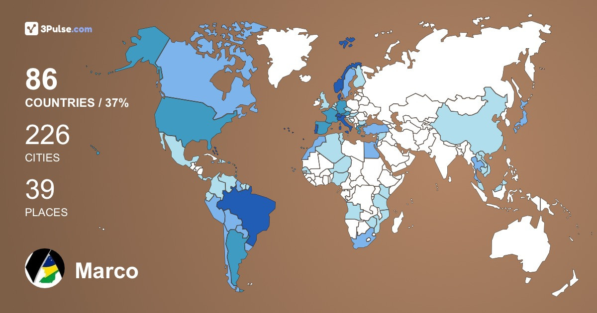 Изображение Карты путешествий Marco Sichi