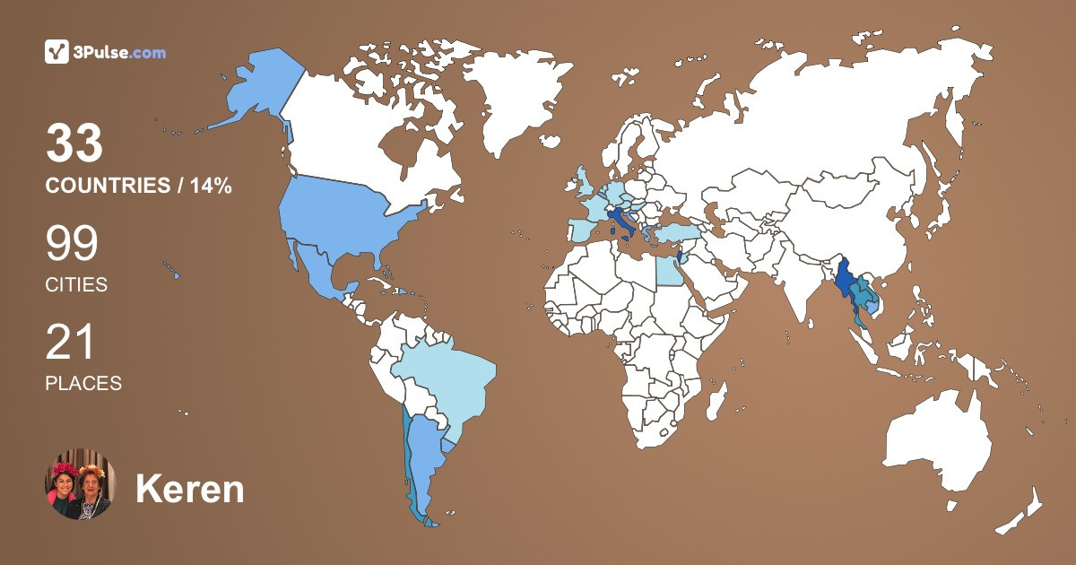 Изображение Карты путешествий Keren Feldman