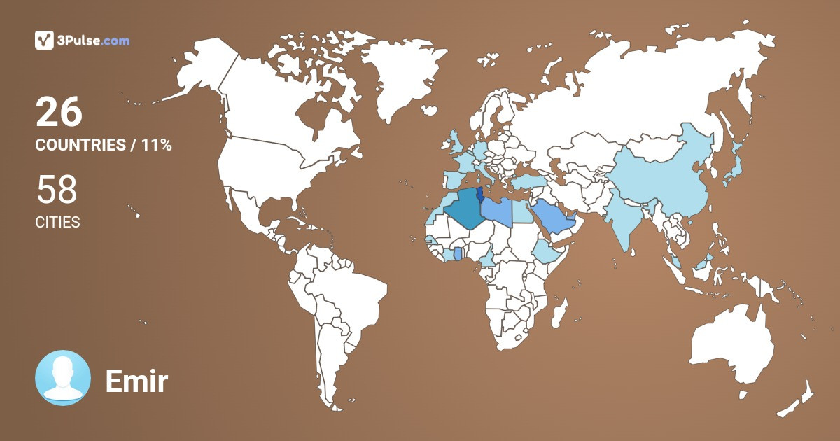Изображение Карты путешествий Emir Ben mabrouk