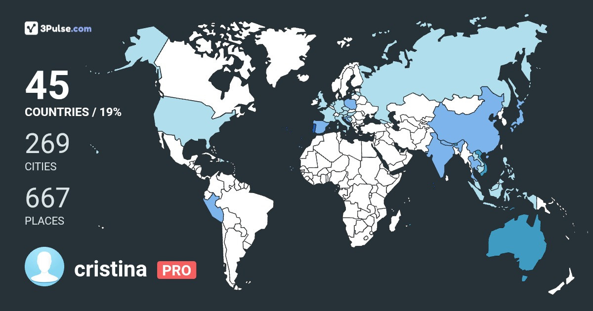 Изображение Карты путешествий cristina cardoso