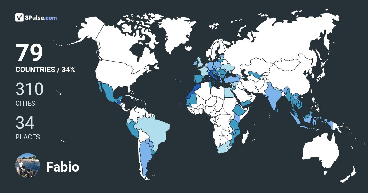 Изображение Карты путешествий Fabio Brozzola