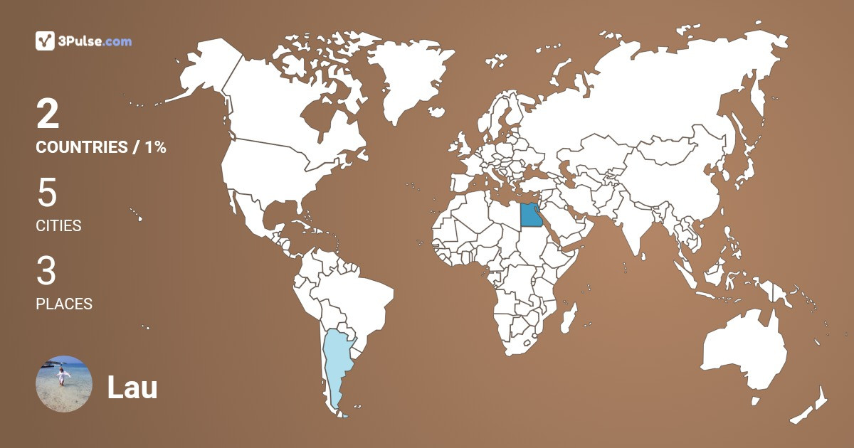 Lau Derylo's Travel Map Image