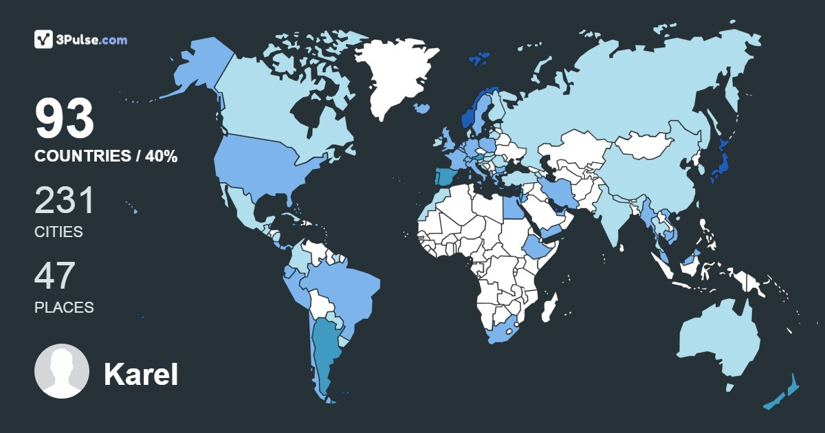 Изображение Карты путешествий Karel Weyts