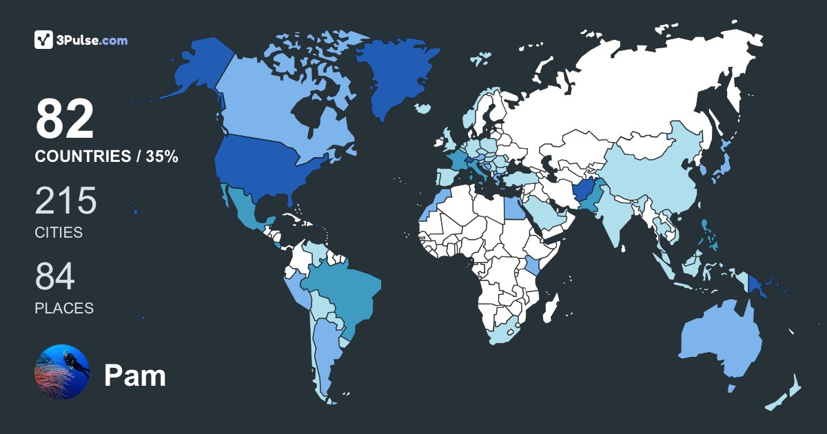 Изображение Карты путешествий Pam Mckenney