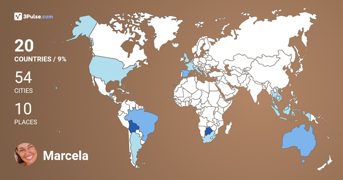 Изображение Карты путешествий Marcela Petri