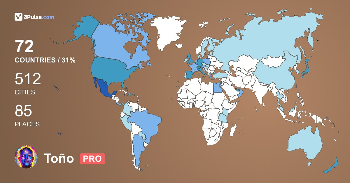 Изображение Карты путешествий Toño Sanchez
