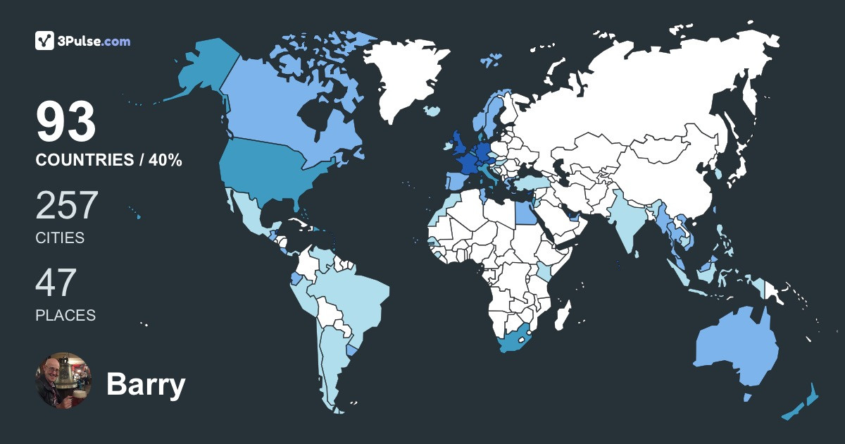 Изображение Карты путешествий Barry Smith