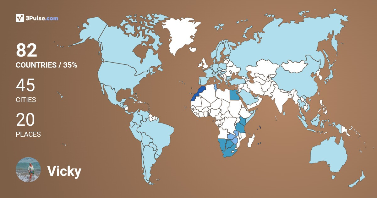 Изображение Карты путешествий Vicky Carril Alarcon
