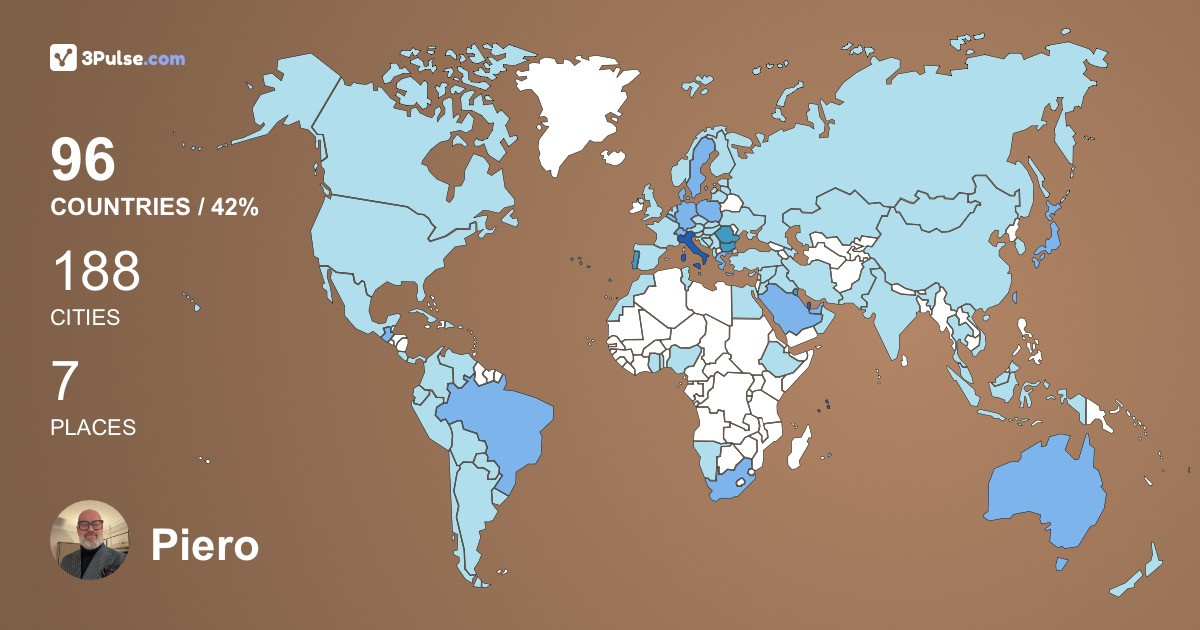 Изображение Карты путешествий Piero Antonini