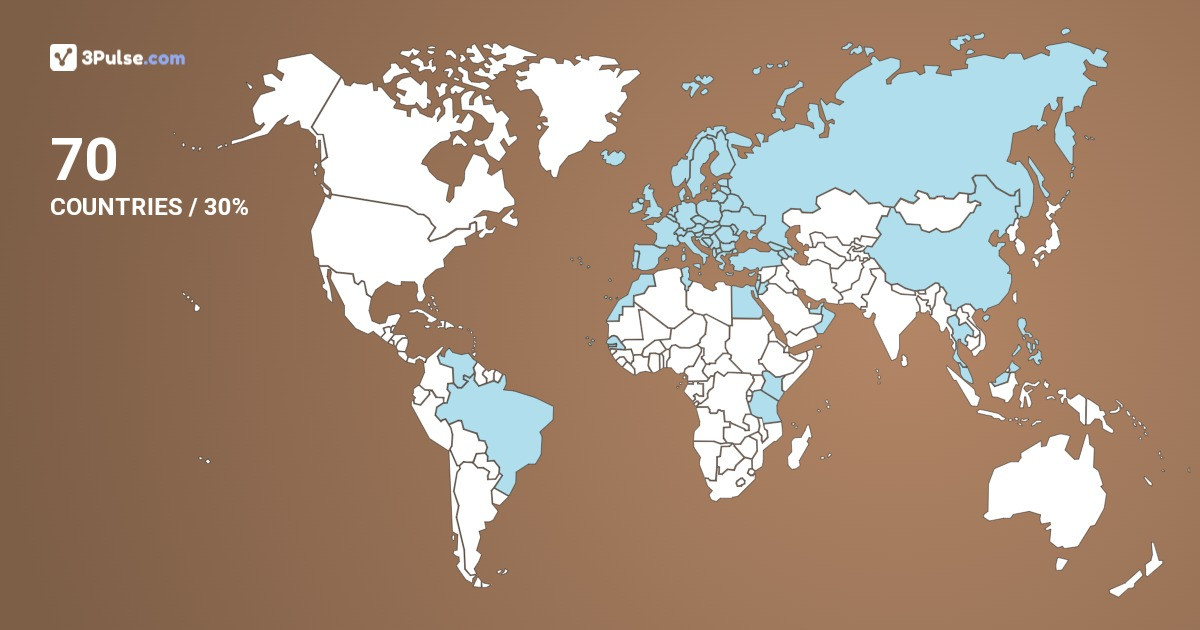 Leif's Travel Map Image