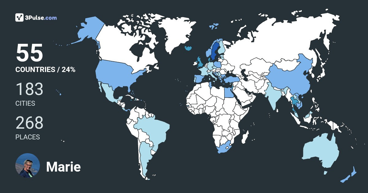 Изображение Карты путешествий Marie Overland
