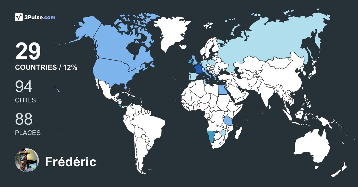 Изображение Карты путешествий Frédéric Kuntzburger