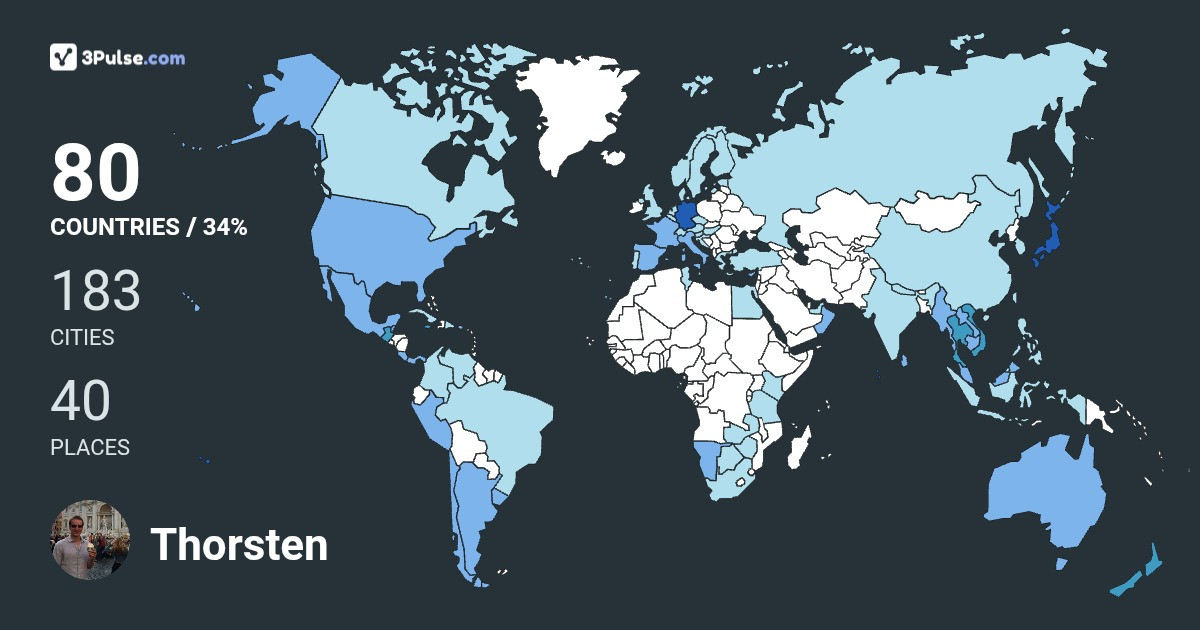 Изображение Карты путешествий Thorsten Schmeling