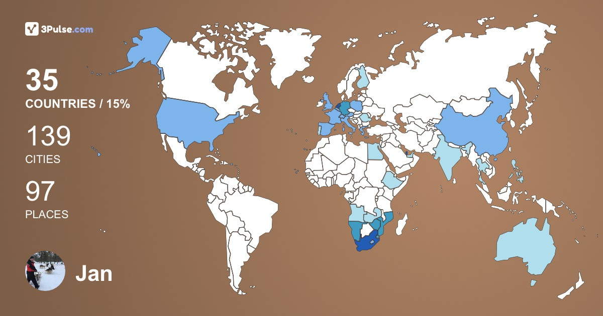 Изображение Карты путешествий Jan Griesel