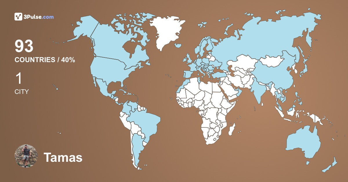 Изображение Карты путешествий Tamas Ko