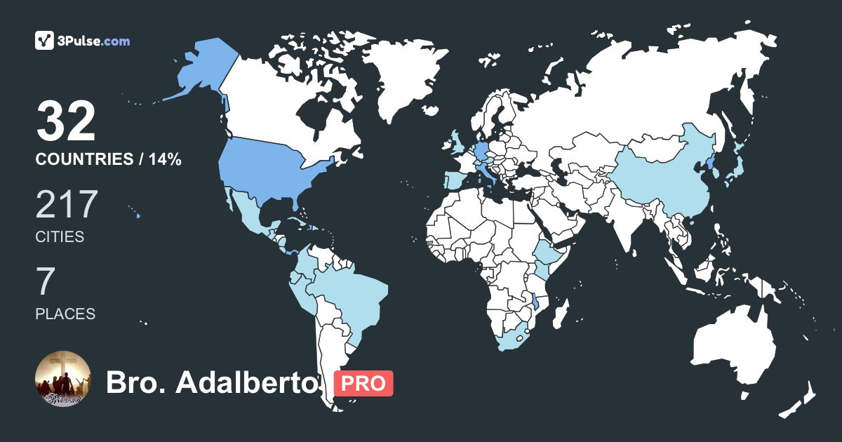 Изображение Карты путешествий Bro. Adalberto Santiago