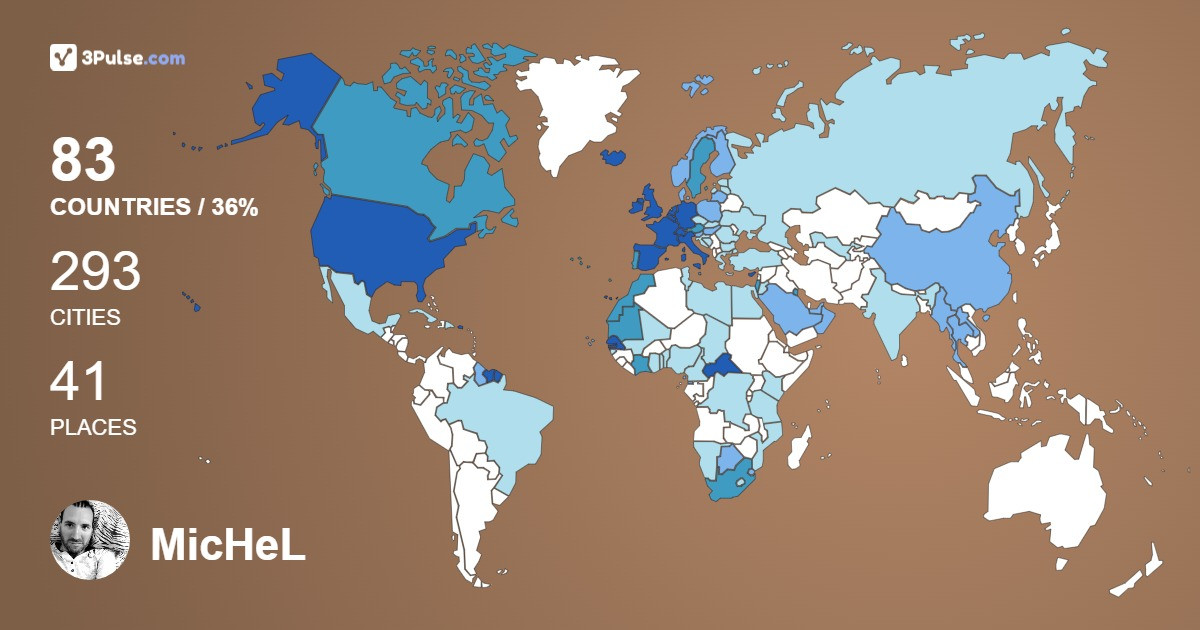 Изображение Карты путешествий MicHeL Roelants