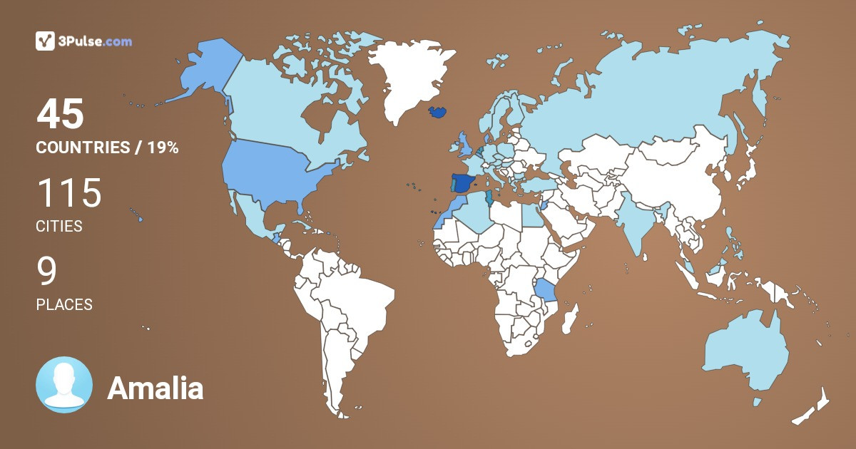 Изображение Карты путешествий Amalia Rodríguez