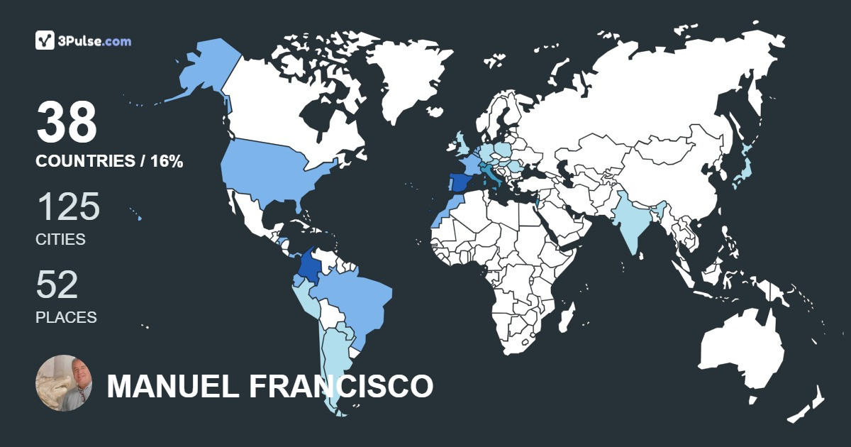 Изображение Карты путешествий MANUEL FRANCISCO TENORIO REBOLLEDO