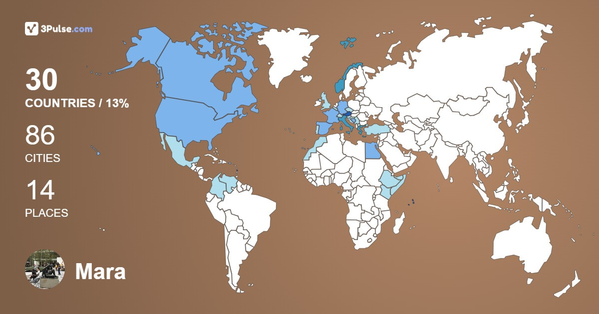 Изображение Карты путешествий Mara Marchetti