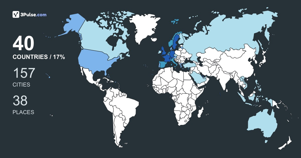 6dd0733's Travel Map Image