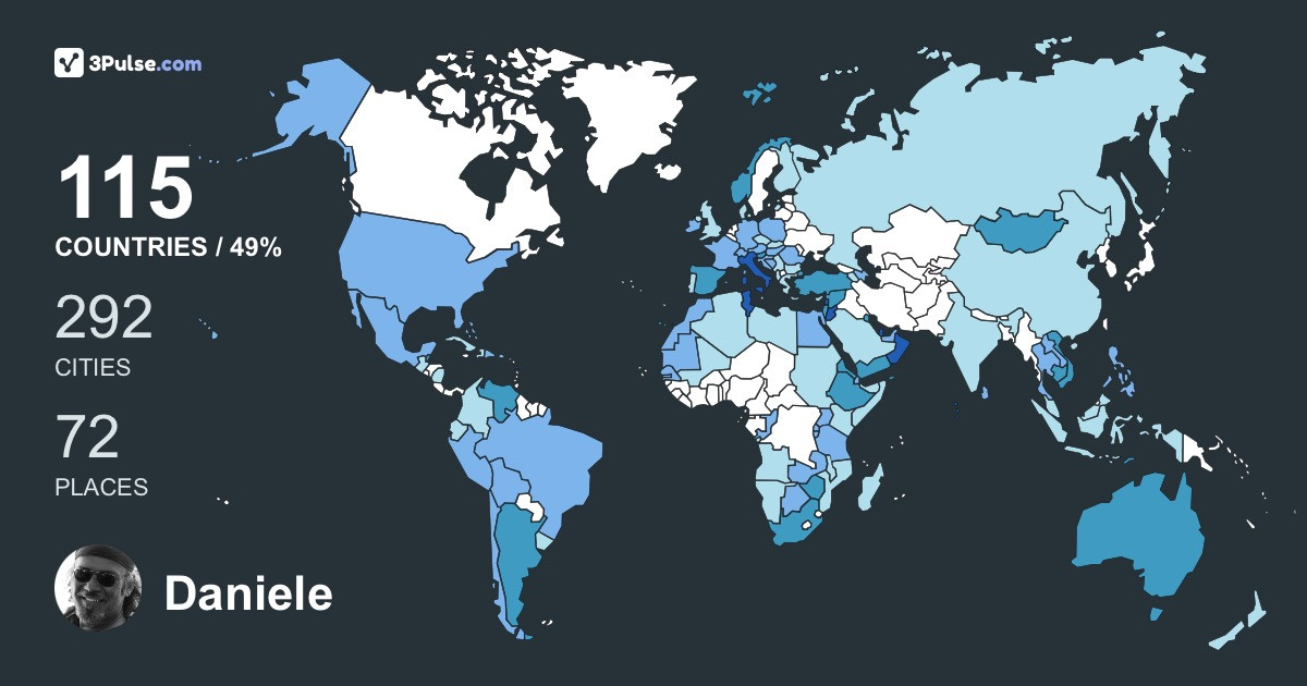 Изображение Карты путешествий Daniele Carminati