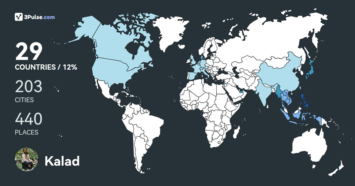 Kalad Karen's Travel Map Image