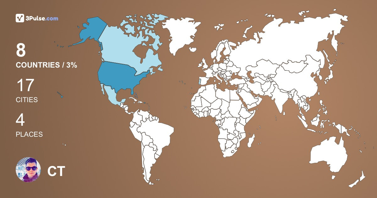 Изображение Карты путешествий CT Fesh
