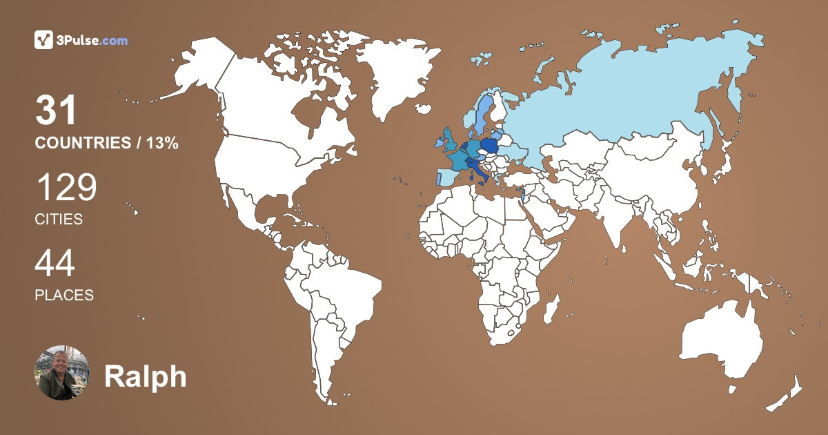 Изображение Карты путешествий Ralph Doevendans