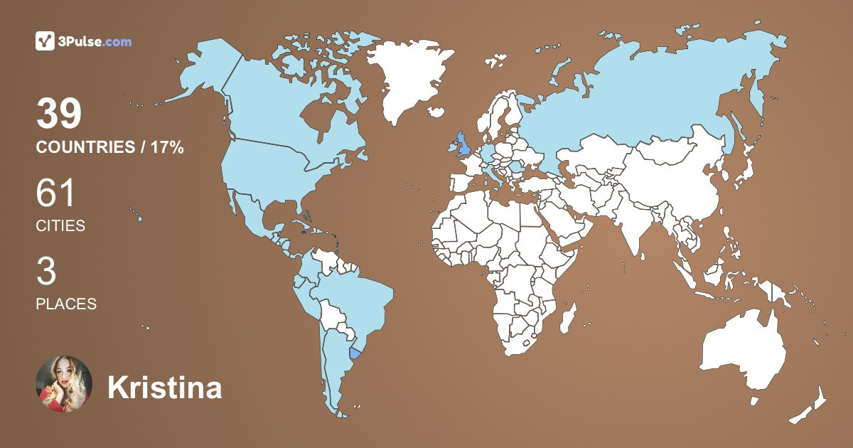 Изображение Карты путешествий Kristina Krista